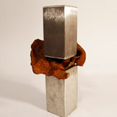 DEHYDRATED VI. Inox steel and iron. 30x13x14 cm. 2008