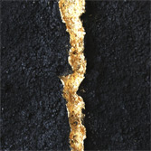 Katara 3. Mixt on canvas. Gold leaf. 55x62cm. 2013.