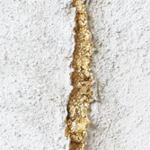 Katara 1. Mixt on canvas. Gold leaf. 75x122cm. 2013.